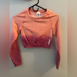Gymshark vital seamless 2.0 long sleeve crop,never worn, perfect condition
